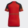 Maillot de Supporter Belgique Domicile Coupe du Monde 2022 Pour Femme